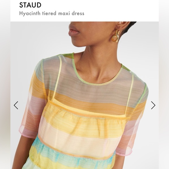 STAUD Hyacinth Tiered Maxi Dress - Picture 4 of 5